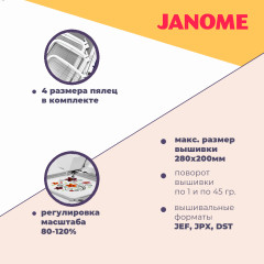 Вышивальная машина Janome Memory Craft 550E Limited Edition
